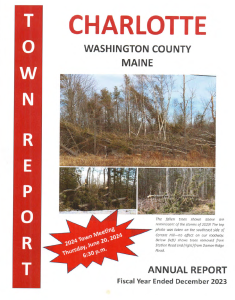 photo of 2023 Fiscal Year Town Report Cover